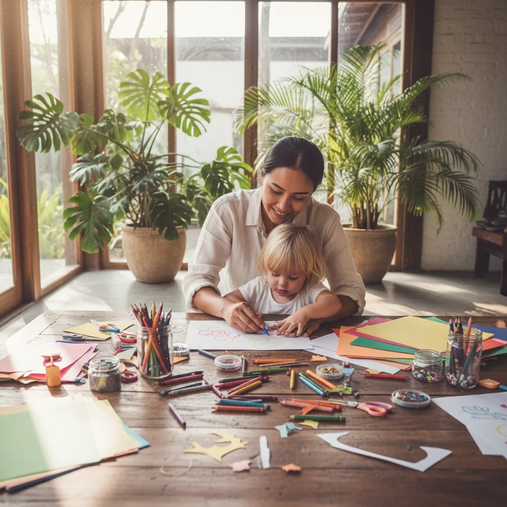 Half-Day Nanny - 5 hours - Rp 450.000